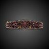 Antique bangle with Bohemian garnets - #1