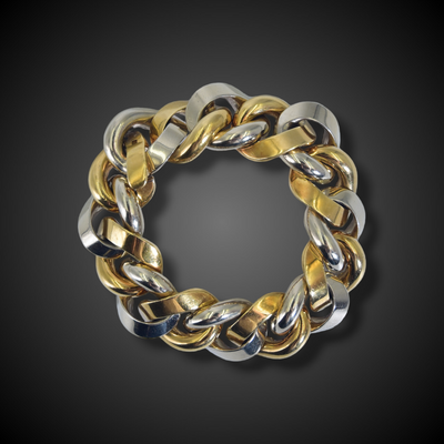Vintage gold link bracelet Pomellato - #2