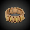 Retro tank bracelet in two colors gold - #2