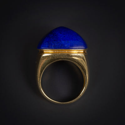 Prachtige vintage lapis lazuli ring - #3