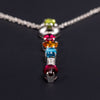 Bulgari necklace with gemstones and diamonds - #3