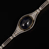 Art Deco bracelet with sapphire and diamonds - #2