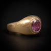 Antique gold ring with ruby