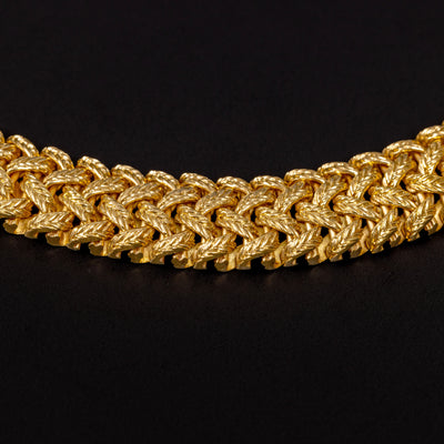 Woven gold necklace by George Lenfant for Mellerio - #2