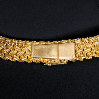 Woven gold necklace by George Lenfant for Mellerio - #5