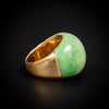 Vintage gouden ring met jade - #1