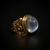 Antique ring with cabochon moonstone - #2