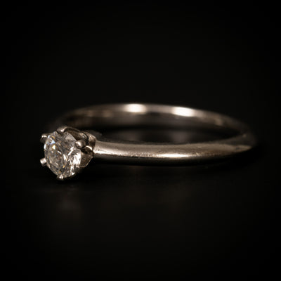 Tiffany & Co platinum solitaire ring - #3