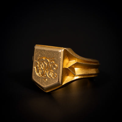 Antique English signet ring - #3