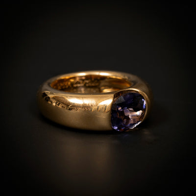 Cartier Ellipse ring with iolite - #4