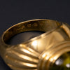 Golden Boucheron ring with tourmaline - #7