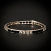 Art Deco bracelet with diamond and sapphire