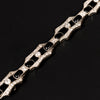 Art Deco bracelet with onyx and diamonds - #5