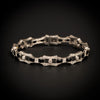 Art Deco bracelet with onyx and diamonds - #1