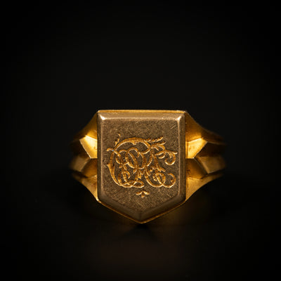 Antique English signet ring - #1