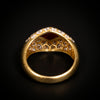 Vintage Mauboussin ring met robijn en diamant - #3