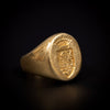 Antieke gouden zegelring