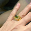 Golden Boucheron ring with tourmaline - #8