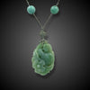 Antiek Chinees collier met jade en glas - #1