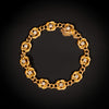 Antique gold bracelet with diamonds