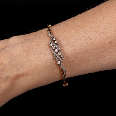 Antieke gouden armband met diamant - #3