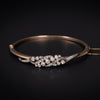 Antique gold bracelet with diamonds