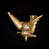 Gouden vogelbroche