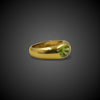Vintage gold ring with peridot