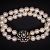 Pearl bracelet with diamond clasp - #3