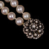 Pearl bracelet with diamond clasp - #4