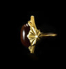 Gold Art Nouveau ring with tiger's eye - #1