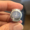 White gold ring with star sapphire - #5