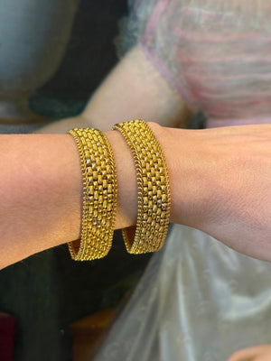 Pair of Georgian gold bracelets - #8