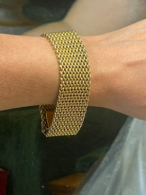 Antieke gevlochten gouden armband - #8